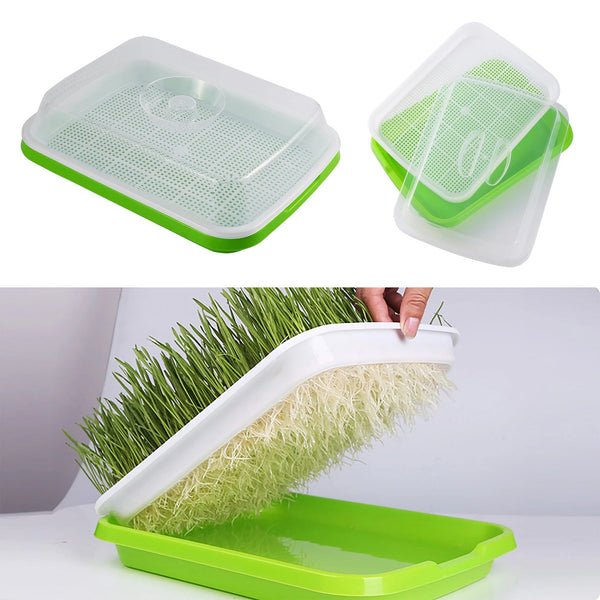 Planet Gates Germination Tray Tray Seed Germination Tray Seedling Tray Wheatgrass Seed Planting Soilless Cultivation Planting Pot