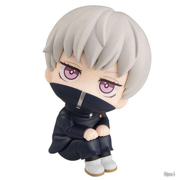 Planet Gates Geto Suguru 10cm Jujutsu Kaisen Anime Figure Look Up Q Version Satoru Gojo/Geto Suguru Action Figure Fushiguro Toji/Okkotsu Yuta Figurine