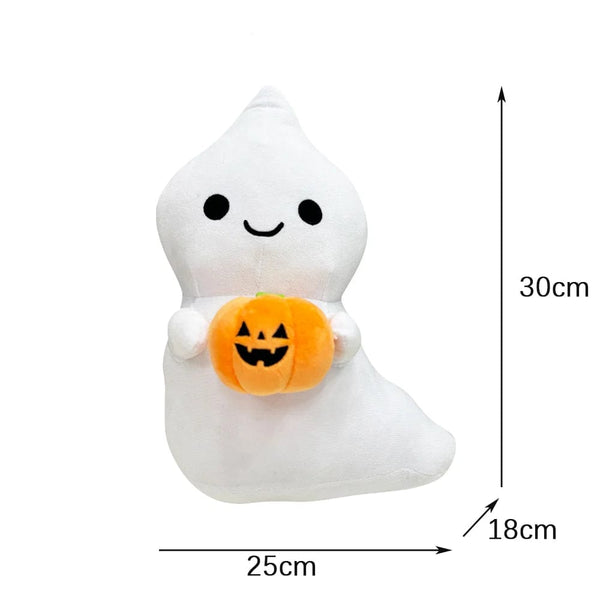 Planet Gates Ghost-30cm MyRytanda Happy Halloween Plush Toys Slippers Kawaii Ghost Pillow Pumpkin Shoulder Bags Horror Skull Fluffy Dolls