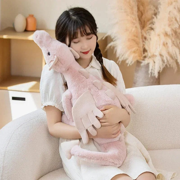 Planet Gates Giant Soft Plush Toy Little Dragon Plush Toys White Green Dinosaur Stuffed Animal Soft Doll Birthday Gift for Children