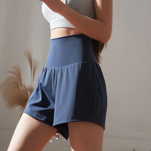 Planet Gates Gidyq High Waist Women Sports Shorts Korean Fashion All Match Loose Casual Shorts Summer Female Tennis Yoga Wide Leg Pants New