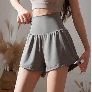 Planet Gates Gidyq High Waist Women Sports Shorts Korean Fashion All Match Loose Casual Shorts Summer Female Tennis Yoga Wide Leg Pants New