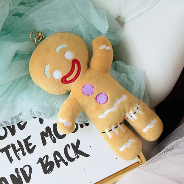 Planet Gates Gingerbread Man / 30cm Gingerbread Man Plush Doll Sofa Decoration Cute Cookie Man Stuffed Toys Key Chain Soft Pendant Gifts
