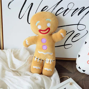 Planet Gates Gingerbread Man / 30cm Gingerbread Man Plush Doll Sofa Decoration Cute Cookie Man Stuffed Toys Key Chain Soft Pendant Gifts