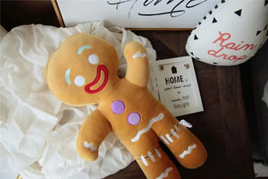 Planet Gates Gingerbread Man / 30cm Gingerbread Man Plush Doll Sofa Decoration Cute Cookie Man Stuffed Toys Key Chain Soft Pendant Gifts