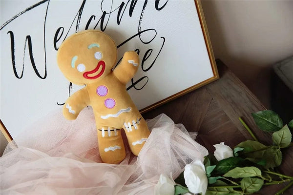 Planet Gates Gingerbread Man / 30cm Gingerbread Man Plush Doll Sofa Decoration Cute Cookie Man Stuffed Toys Key Chain Soft Pendant Gifts