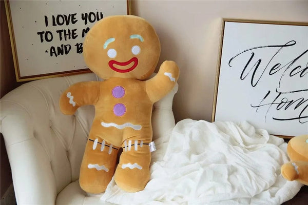 Planet Gates Gingerbread man / 30cm Gingerbread man Plush Toy Biscuit Peluche Stuffed Cookie Soft Doll Room Decoration Birthday Gifts