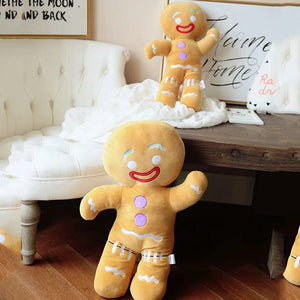 Planet Gates Gingerbread man / 30cm Gingerbread man Plush Toy Biscuit Peluche Stuffed Cookie Soft Doll Room Decoration Birthday Gifts