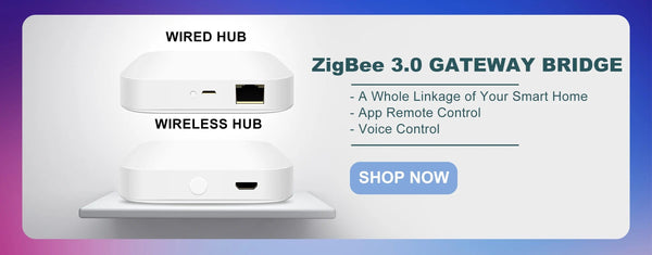 Planet Gates GIRIER Tuya ZigBee 3.0 Smart Dimmer Switch Module 10A, Supports 2 Way Control Dimmable Switch, Work with Alexa Alice Google Home