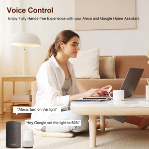 Planet Gates GIRIER Tuya ZigBee 3.0 Smart Dimmer Switch Module 10A, Supports 2 Way Control Dimmable Switch, Work with Alexa Alice Google Home