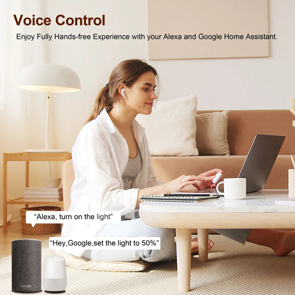 Planet Gates GIRIER Tuya ZigBee 3.0 Smart Dimmer Switch Module 10A, Supports 2 Way Control Dimmable Switch, Work with Alexa Alice Google Home