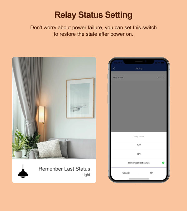 Planet Gates GIRIER Tuya ZigBee 3.0 Smart Dimmer Switch Module 10A, Supports 2 Way Control Dimmable Switch, Work with Alexa Alice Google Home