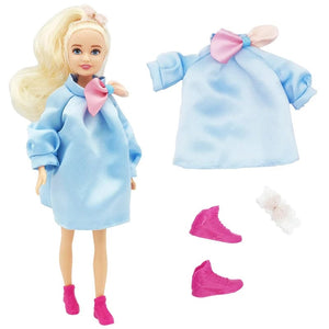 Planet Gates Girl Type A / Doll with Clothes 23cm Boy Doll Full Set 1/7 Kelly Sister Couple Doll with Clothes Girls Dress Up Toys Gifts