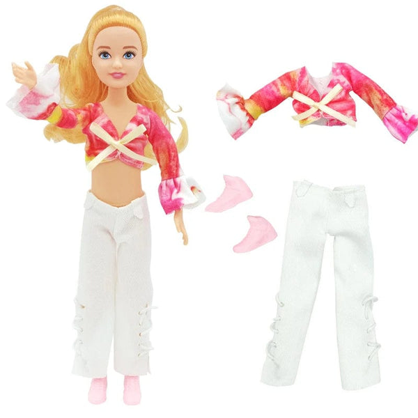 Planet Gates Girl Type D / Doll with Clothes 23cm Boy Doll Full Set 1/7 Kelly Sister Couple Doll with Clothes Girls Dress Up Toys Gifts