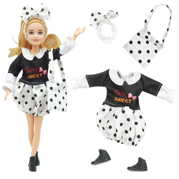 Planet Gates Girl Type E / Doll with Clothes 23cm Boy Doll Full Set 1/7 Kelly Sister Couple Doll with Clothes Girls Dress Up Toys Gifts