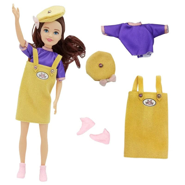 Planet Gates Girl Type K / Doll with Clothes 23cm Boy Doll Full Set 1/7 Kelly Sister Couple Doll with Clothes Girls Dress Up Toys Gifts