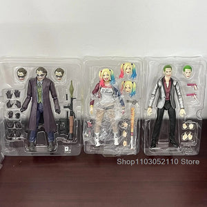 Planet Gates GK Harley Quinn / With Box SHF Joker Harley Quinn Action Figure Movie Joker Quinn Anime Horror Model Joint Movable Toy Halloween Gifts