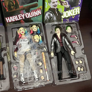 Planet Gates GK Harley Quinn / With Box SHF Joker Harley Quinn Action Figure Movie Joker Quinn Anime Horror Model Joint Movable Toy Halloween Gifts