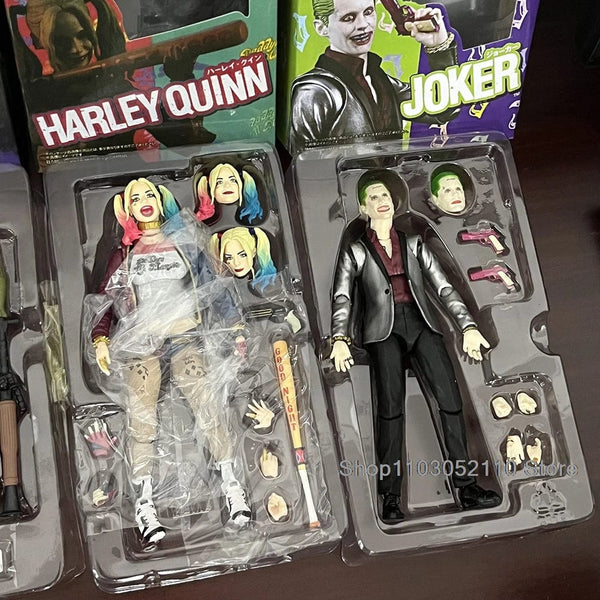 Planet Gates GK Harley Quinn / With Box SHF Joker Harley Quinn Action Figure Movie Joker Quinn Anime Horror Model Joint Movable Toy Halloween Gifts