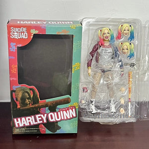 Planet Gates GK Harley Quinn / With Box SHF Joker Harley Quinn Action Figure Movie Joker Quinn Anime Horror Model Joint Movable Toy Halloween Gifts