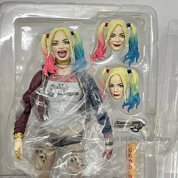 Planet Gates GK Harley Quinn / With Box SHF Joker Harley Quinn Action Figure Movie Joker Quinn Anime Horror Model Joint Movable Toy Halloween Gifts