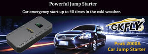 Planet Gates GKFLY 16000mAh Car Jump Starter Power Bank Car Battery Booster Charger 12V Starting Device Petrol Diesel Car Starter Buster