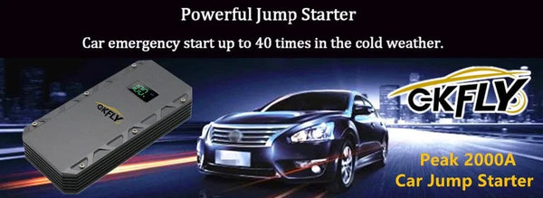 Planet Gates GKFLY 16000mAh Car Jump Starter Power Bank Car Battery Booster Charger 12V Starting Device Petrol Diesel Car Starter Buster