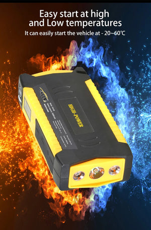 Planet Gates GKFLY 16000mAh Car Jump Starter Power Bank Car Battery Booster Charger 12V Starting Device Petrol Diesel Car Starter Buster