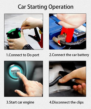 Planet Gates GKFLY 16000mAh Car Jump Starter Power Bank Car Battery Booster Charger 12V Starting Device Petrol Diesel Car Starter Buster