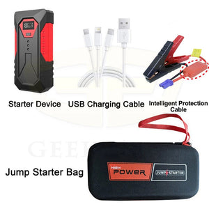 Planet Gates GKFLY Car Jump Starter Portable 12V Petrol Diesel Starting Device Cables Portable Power Bank 1200A Car Battery Charger Buster