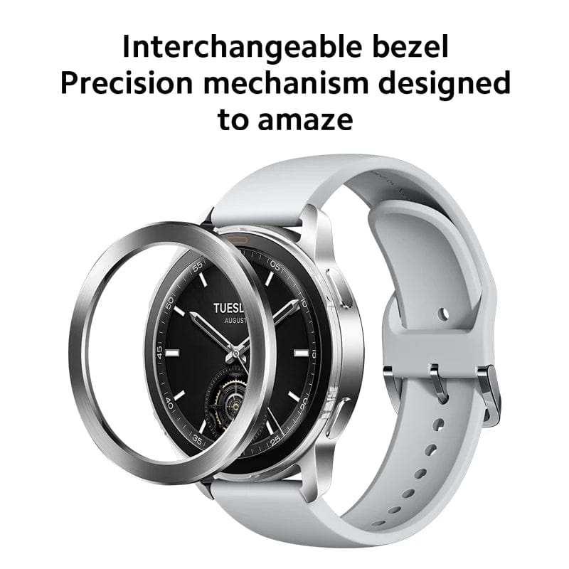 Planet Gates GL Silvery / CHINA World Premiere Global Version Xiaomi Watch S3 1.43” AMOLED Display Bluetooth®️ 5.2 AII -New MIUI Watch OS 14 days battery life