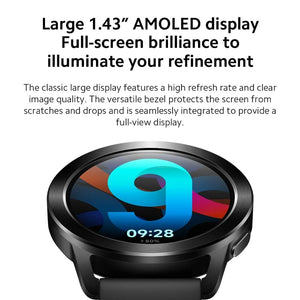 Planet Gates GL Silvery / CHINA World Premiere Global Version Xiaomi Watch S3 1.43” AMOLED Display Bluetooth®️ 5.2 AII -New MIUI Watch OS 14 days battery life