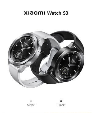 Planet Gates GL Silvery / CHINA World Premiere Global Version Xiaomi Watch S3 1.43” AMOLED Display Bluetooth®️ 5.2 AII -New MIUI Watch OS 14 days battery life