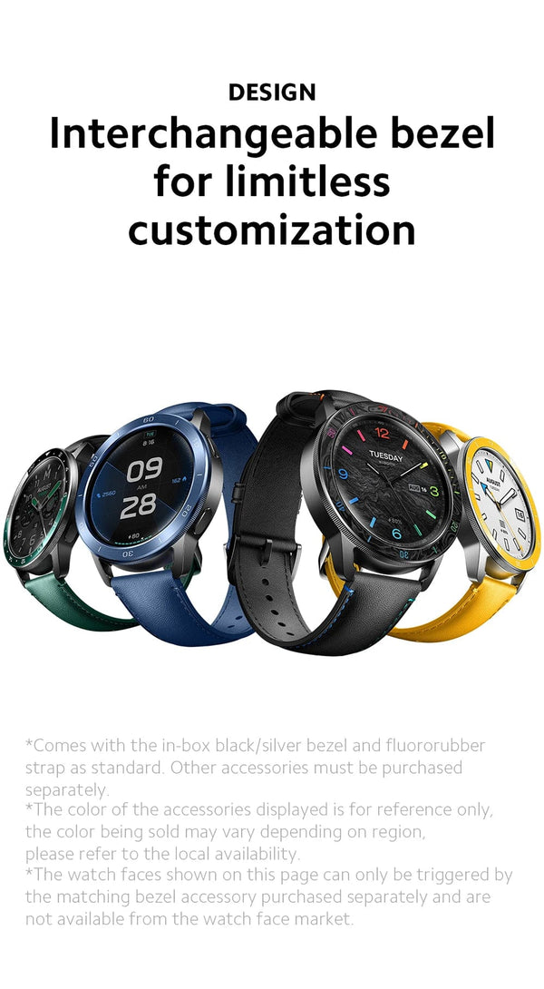 Planet Gates GL Silvery / CHINA World Premiere Global Version Xiaomi Watch S3 1.43” AMOLED Display Bluetooth®️ 5.2 AII -New MIUI Watch OS 14 days battery life