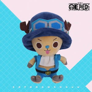 Planet Gates glass / about 25cm Original Full Size Anime One Piece Plush Figure Kawaii Luffy Chopper Plush Doll Soft Stuffed Toy kids Birthday Gift Xmas Gift