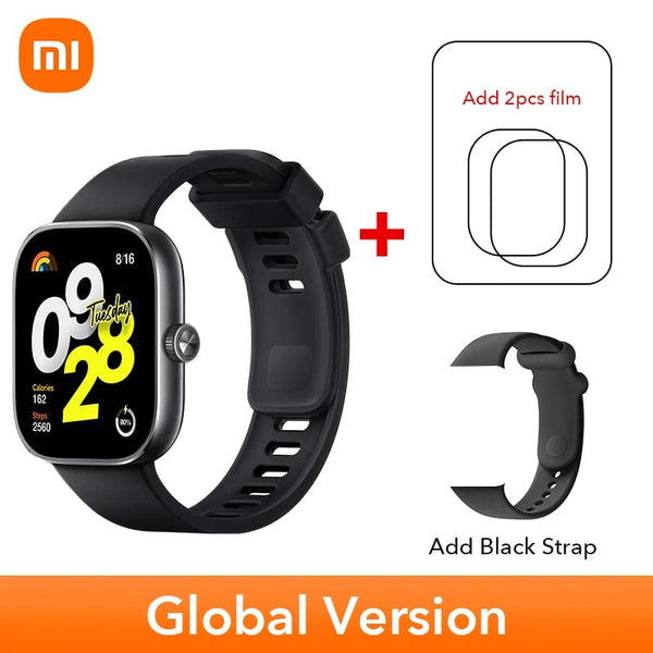 Planet Gates Global Version Black In Stock Global Version Redmi Watch 4 Smart Watch Ultra Large 1.97'' AMOLED Display 20 Days Battery Life Support 5-system