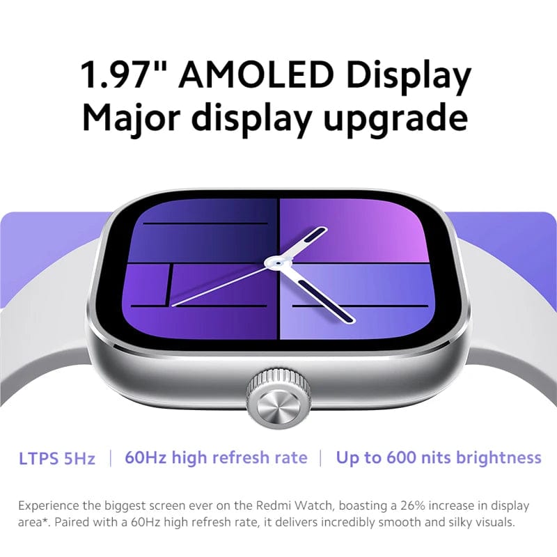 Planet Gates Global Version Black In Stock Global Version Redmi Watch 4 Smart Watch Ultra Large 1.97'' AMOLED Display 20 Days Battery Life Support 5-system