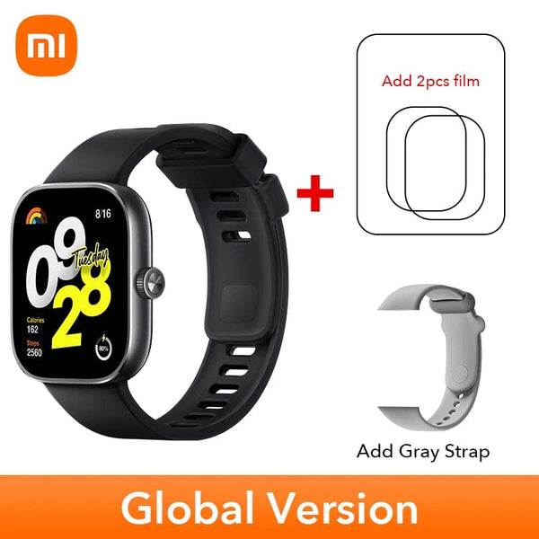 Planet Gates Global Version Black In Stock Global Version Redmi Watch 4 Smart Watch Ultra Large 1.97'' AMOLED Display 20 Days Battery Life Support 5-system