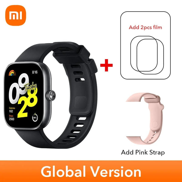 Planet Gates Global Version Black In Stock Global Version Redmi Watch 4 Smart Watch Ultra Large 1.97'' AMOLED Display 20 Days Battery Life Support 5-system