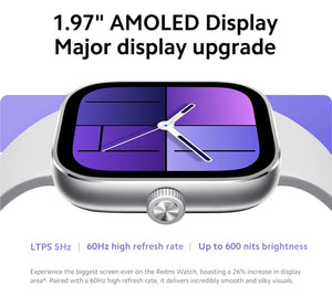 Planet Gates Global Version Black In Stock Global Version Redmi Watch 4 Smart Watch Ultra Large 1.97'' AMOLED Display 20 Days Battery Life Support 5-system