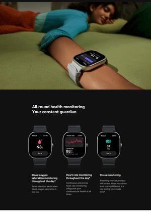 Planet Gates Global Version Black In Stock Global Version Redmi Watch 4 Smart Watch Ultra Large 1.97'' AMOLED Display 20 Days Battery Life Support 5-system