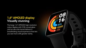 Planet Gates Global Version POCO Watch 1.6'' AMOLED Display 14 Days Battery GPS Always-on Watch Face Blood Oxygen Smartwatch