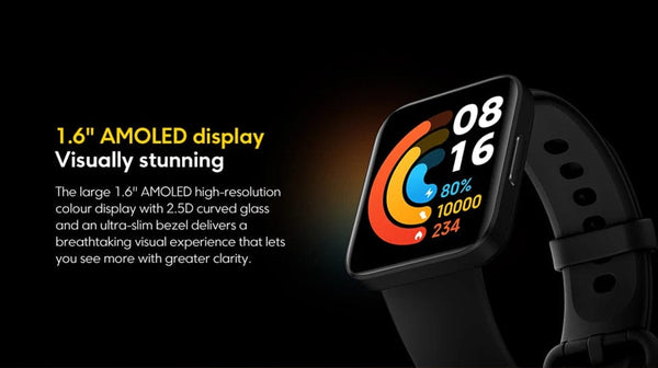 Planet Gates Global Version POCO Watch 1.6'' AMOLED Display 14 Days Battery GPS Always-on Watch Face Blood Oxygen Smartwatch