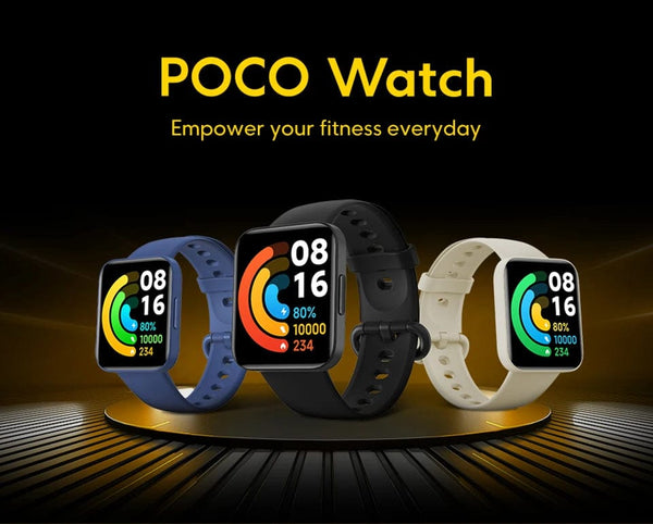 Planet Gates Global Version POCO Watch 1.6'' AMOLED Display 14 Days Battery GPS Always-on Watch Face Blood Oxygen Smartwatch