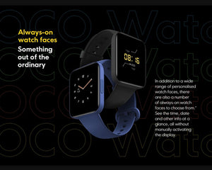 Planet Gates Global Version POCO Watch 1.6'' AMOLED Display 14 Days Battery GPS Always-on Watch Face Blood Oxygen Smartwatch