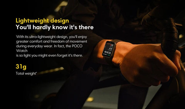 Planet Gates Global Version POCO Watch 1.6'' AMOLED Display 14 Days Battery GPS Always-on Watch Face Blood Oxygen Smartwatch