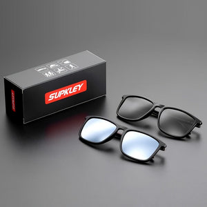 Planet Gates Gloss Black And Silver SUPKLEY Sports Polarized Sunglasses For Men, Comfortable Lightweight Protective Sunglasses UV Protection, Ideal choice for Gifts