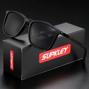 Planet Gates Gloss Black SUPKLEY Sports Polarized Sunglasses For Men, Comfortable Lightweight Protective Sunglasses UV Protection, Ideal choice for Gifts