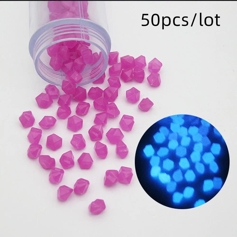 Planet Gates Glowing pebbles aquarium luminous stone fish tank decoration courtyard lawn outdoor luminous stone cobblestone in the darkness