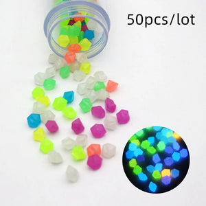 Planet Gates Glowing pebbles aquarium luminous stone fish tank decoration courtyard lawn outdoor luminous stone cobblestone in the darkness